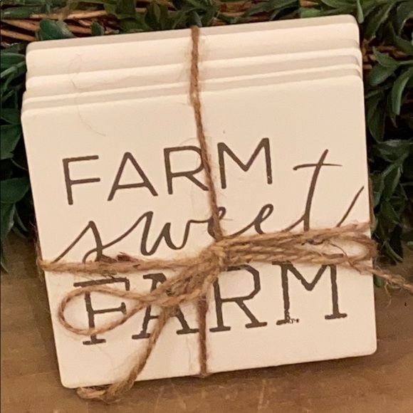 Other - Last 1❗️Farmhouse Farm Sweet Farm Coaster Set
